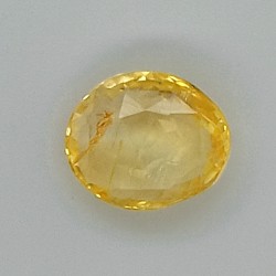 Yellow Sapphire  (Pukhraj) 5.06 Ct Good Quality